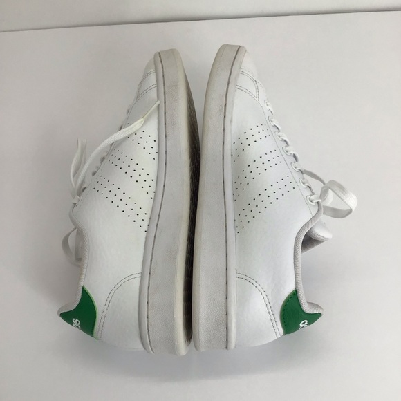 Adidas Men’s Advantage Sneakers Cloud White/Green Casual Career Size 8 main image 7